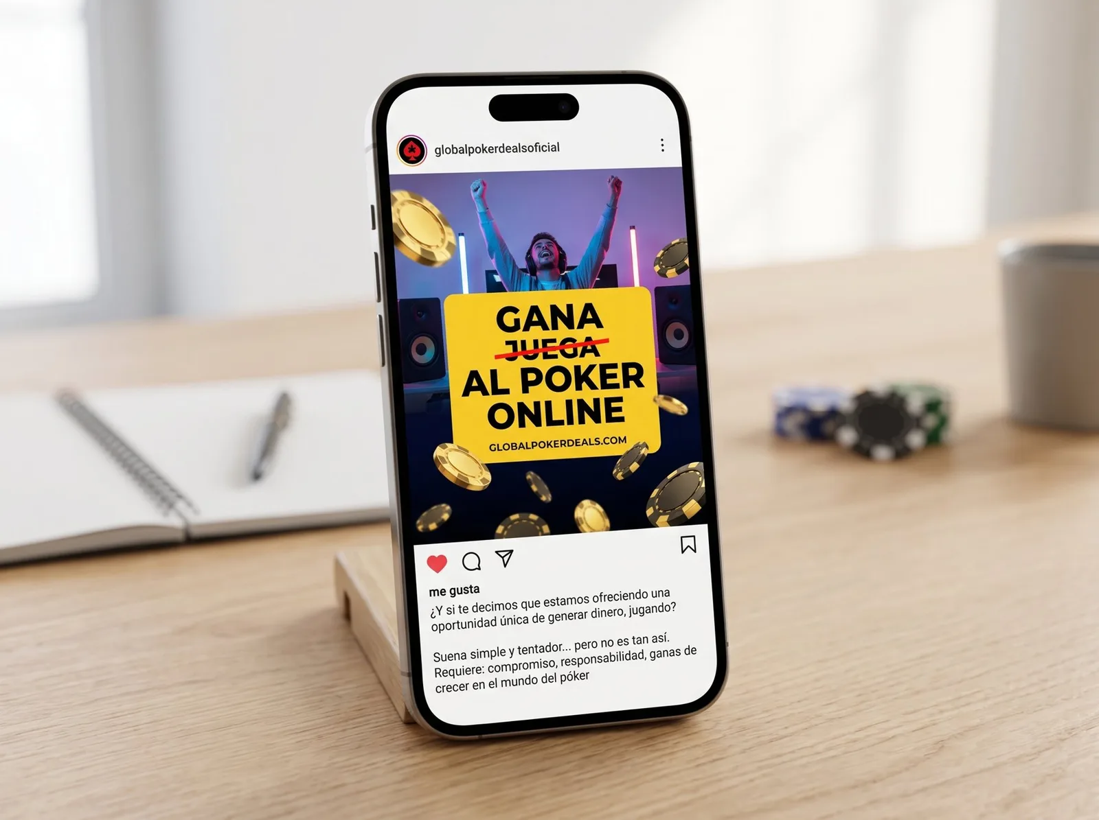 Publicación de GlobalPokerDeals: Gana al poker online