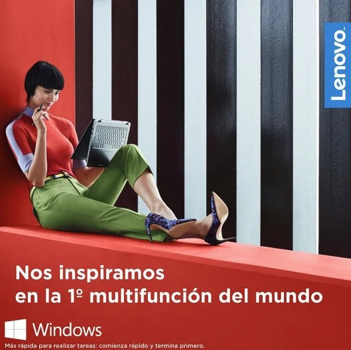 Pieza de Lenovo Yoga: Nos inspiramos en la primera multifunción del mundo