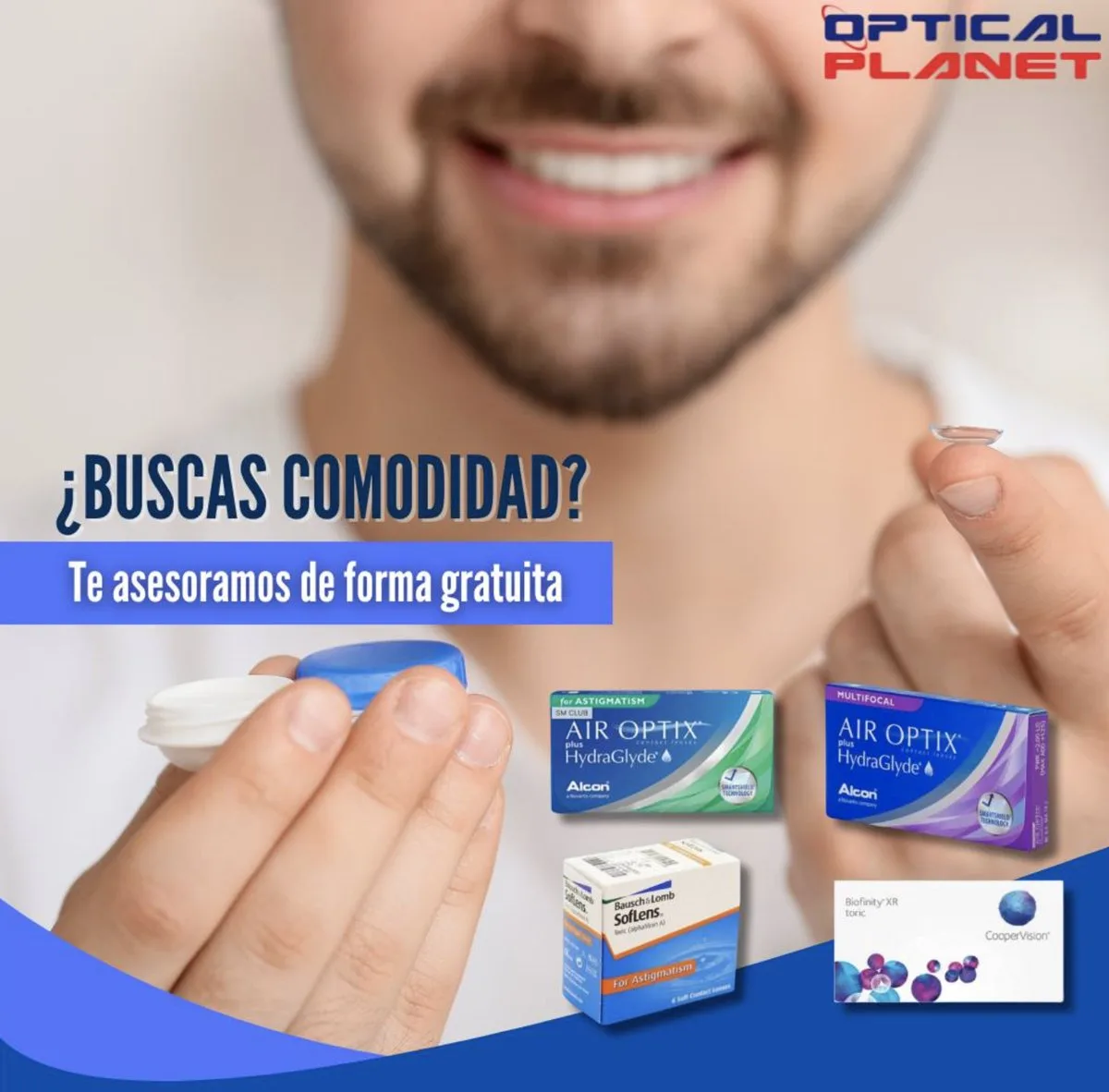 Publicación de Optical Planet: asesoría gratuita en lentes de contacto